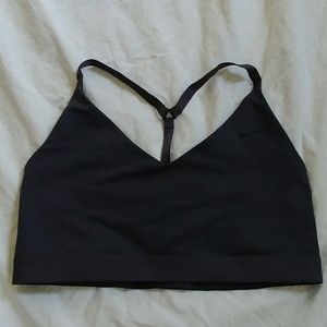 Nike sports bra strappy cross back detail L